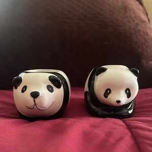 Panda Ceramic Accent Pieces